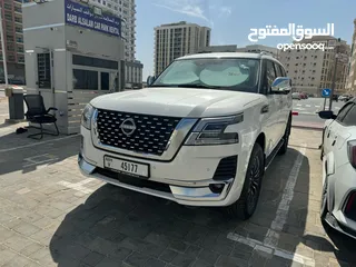  6 نيسان باترول بلاتينيوم موديل 24 أصفار يومي أسبوعي شهري سنوي Nissan patrol platinum 2024