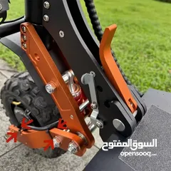  4 60Volt 6000Watts Electric, E Scooter Foldable Dual Motor Off Road Seat