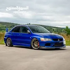  1 مطلوب mitsubishi evolution اصلية غير محولة