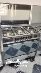  14 غازات إيطالي يونيفرسال مجدد كامل ستانلس ستيل كامل 7 مفاتيح يشتغل فرنو فوق وتحت مع بعض أو كل شوايه لح