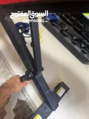  6 80 كيلو + بنش + بار+2دامبل + حبلين مقاومه