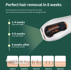  4 تخفيض جهاز إزالة الشعر بالليزر كنزي للتخلص من شعر الجسم