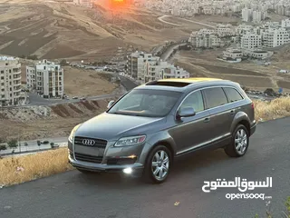  3 جيب اودي Q7 2007  كوارتر فل اوبشن كامل بانوراما اعلى صنف فحص كامل بحالة الوكالة