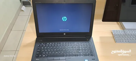  4 Laptop HP Mobile Workstation Zbook   جهاز لاب توب المبرمجين والمهندسين والمصممين والالعاب