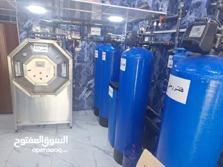  6 محطة مياه للبيع  ، مع الحافظة .