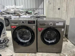  4 غسالات LG اتوماتيك 9كيلو و 10ونص و 12 كيلو