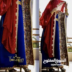  3 فستان بحريني فخم كل الشغل اللي عليه باليد عمل