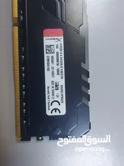  3 رامات Ram DDR4 16g (8x2) نظاف وعلى التجربة