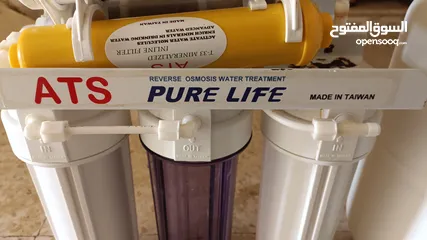  5 فلتر مي تايواني سبع مراحل ATS Pure Life بحالة جيدة