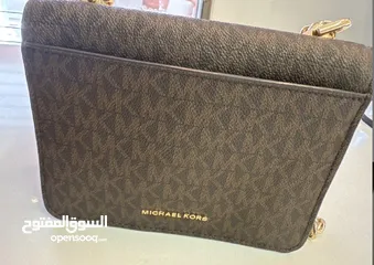  4 Jade large logo and leather cross body bag