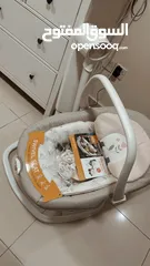  3 Carseat , crib , electric swing