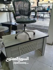  1 مكتب عمل / مكتب دراسي مع كرسي مميز والسعر شامل التوصيل والتركيب عمان زرقاء