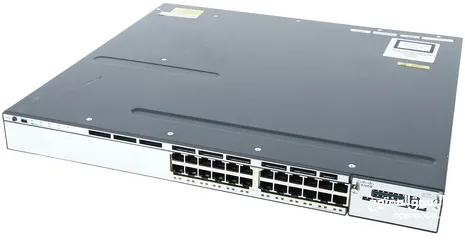  1 سويتش سيسكو  Cisco Switch WS-c3750x 24Port + 1G SFP Module