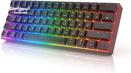  1 keyboard gaming HK optical switch  RGB  كيبورد كيمنك اوبتكل سويتج سريع جدا