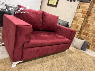 5 كنب  7   مقاعد خشب سويد دانلوب بوليستر طبي