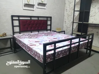  1 سرير مجوز قياس 190cmx170cm تخت حديد  نخب اول حديد ثقيل جدا