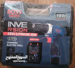  2 Boss 18 Volt Drill بوس مثقاب 18 فولت