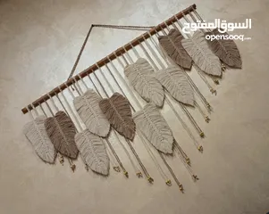  1 جداريات حائط وكوشن صنع يدوي