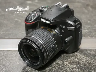  1 كاميرا نيكون d3400  مع عدستين + عدسة هدية