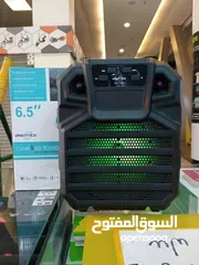  1 سماعات 6.5 انش شحن سماعة سبيكر بلوتوث و اضائه وراديو صوت قوي سماعه حفلات منزليه SPEAKER مكبر صوت