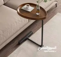  6 طاولة سيرفيس خشب