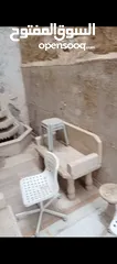  2 مقاعد حجر مجوز مع طرازات عدد2