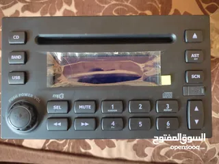  1 مسجل سيارة سي دي  يو اس بي طابقين