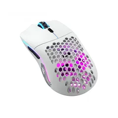  6 Glorious Model O Minus Wireless Gaming Mouse (65g) - Matte White