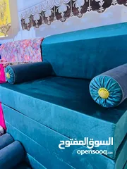  26 جلسة عربية جديدة تفصيل  للبيع ضغط 20 مع هدية طقم طاولات و6قرن إسفنج سكني نخب أول مكفول 3 سنين