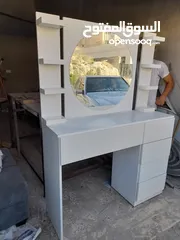  2 كمدينات جميع الوان اتواليت تسريحه جميع المقاسات خشب لاتيه او حسب الطلب