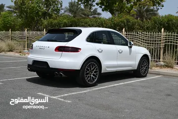  8 BEST DEAL - AGENCY MAINTAINED - PORCSHE MACAN S WITH PANAROMIC ROOF - RED INTERIOR - GCC