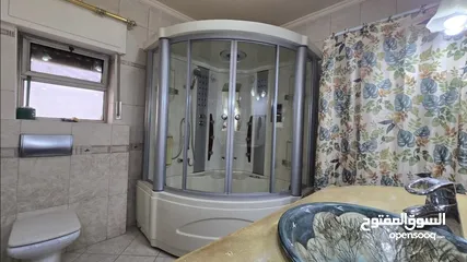  12 شقة للإيجار مفروش  رويال سويت طابقية مع روف و ترس كبير  Big department for rent in deir Ghbar amman