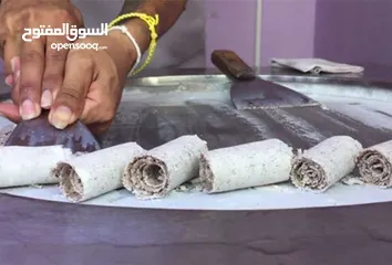  5 جهاز ايسكريم رول / ايسكريم صاج  شركة spelor   Roll ice cream( موطه)