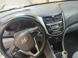  6 هيونداي اكسنت 2012 جير عادي اصل عمومي