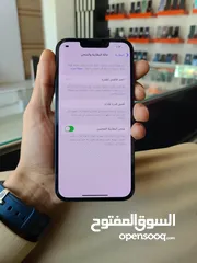  4 iphone 13  128GB  رسمي  بطارية 100%  عدد دورات الشحن 3 مرات فقط  410$