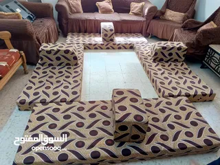  4 مجلس عربي اربع جنابي مع اربع مراكي استخدام اسبوع بحالة الوكالة