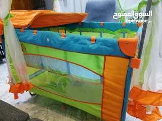  8 سرير طفل قابل للطي نظافه 100٪ من عمر يوم الى عمر 6 سنوات 