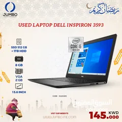  1 USED LAPTOP DELL INSPIRON 3593