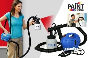  10 كمبريسر جهاز مضخه دهان paint zoom قوه 650 واط لرش جميع انواع الدهان مضخة رشاش