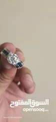  2 mosanite diamond s925 ring original with certificate