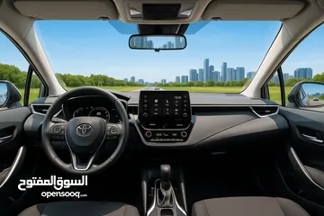  16 تويوتا كورولا هايبرد  2025 عداد زيرو  TOYOTA COROLA HYBRID 2025