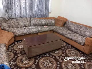  4 طقم كورنر لف كامل بحاله جيده ولا مزع عشر مقاعد