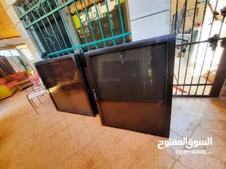  28 تشكليت شبابيك و ابواب مستعمل تسليم على المقاس