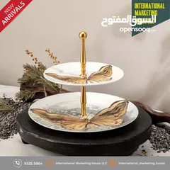  2 Coffee Cups Sets - Flask - Cake Stands - أطقم فناجين القهوة - دورق - ستاندات الكيك أطقم تقديم الحلوي