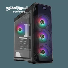  4 كيس جيمنغ  من جيماكس مضيئ رجب تصميم رهيب GAMEMAX Starlight BK Case Gaming