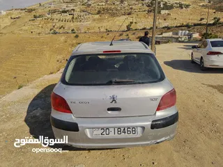  6 سيارة بيجو 307 موديل 2005