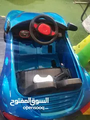  3 سيارة اطفال شحن صنوبرصات هزازة مع ريموت
