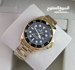  27 رولكس رجالي مرفق علبه وكيس رولكس وكفاله سنه