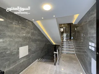  4 شقة دوبلكس مع روف باطلالة مميزة مساحة 280 + 90 باجمل مناطق رجم عميش - حي الصحابة -شركة رمضان للاسكان