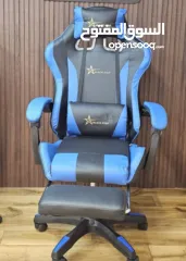  10 كرسي الجيمنج مع المساج الاصلي Black Star